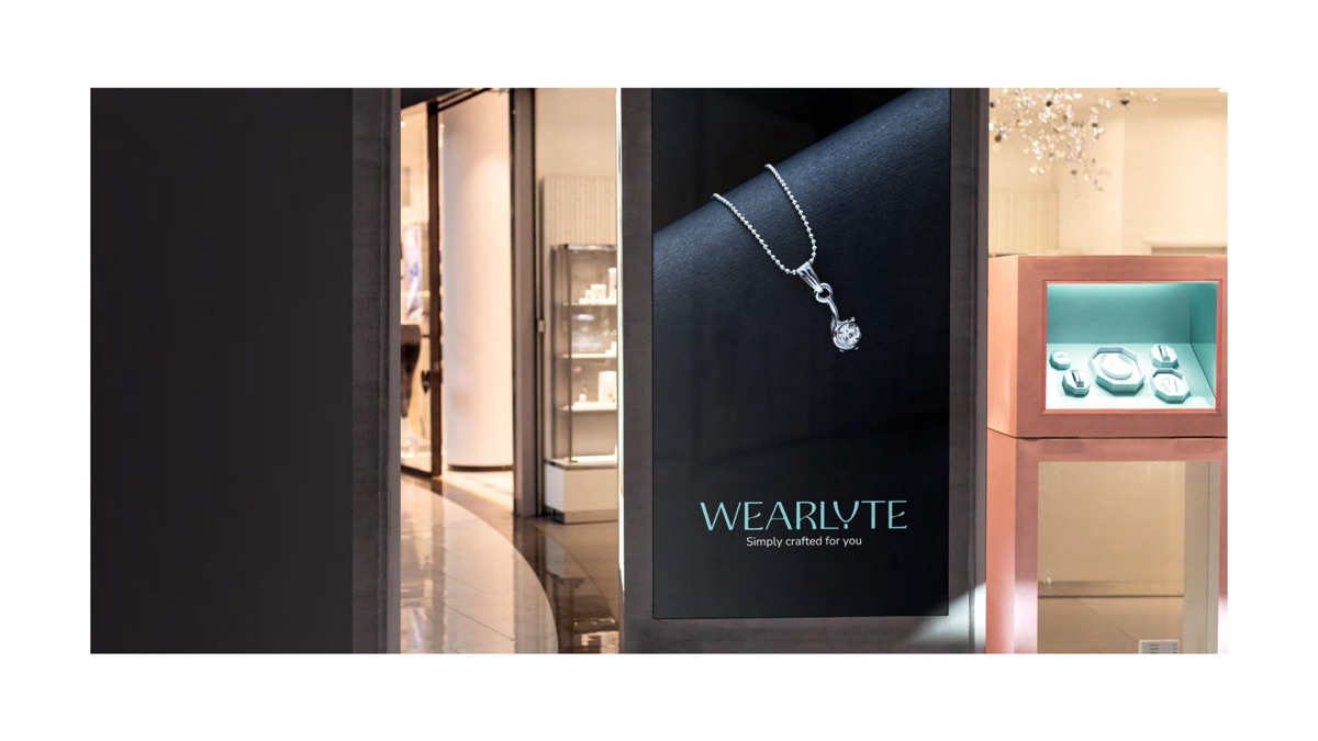 Wearlyte jewellery brand boutique display